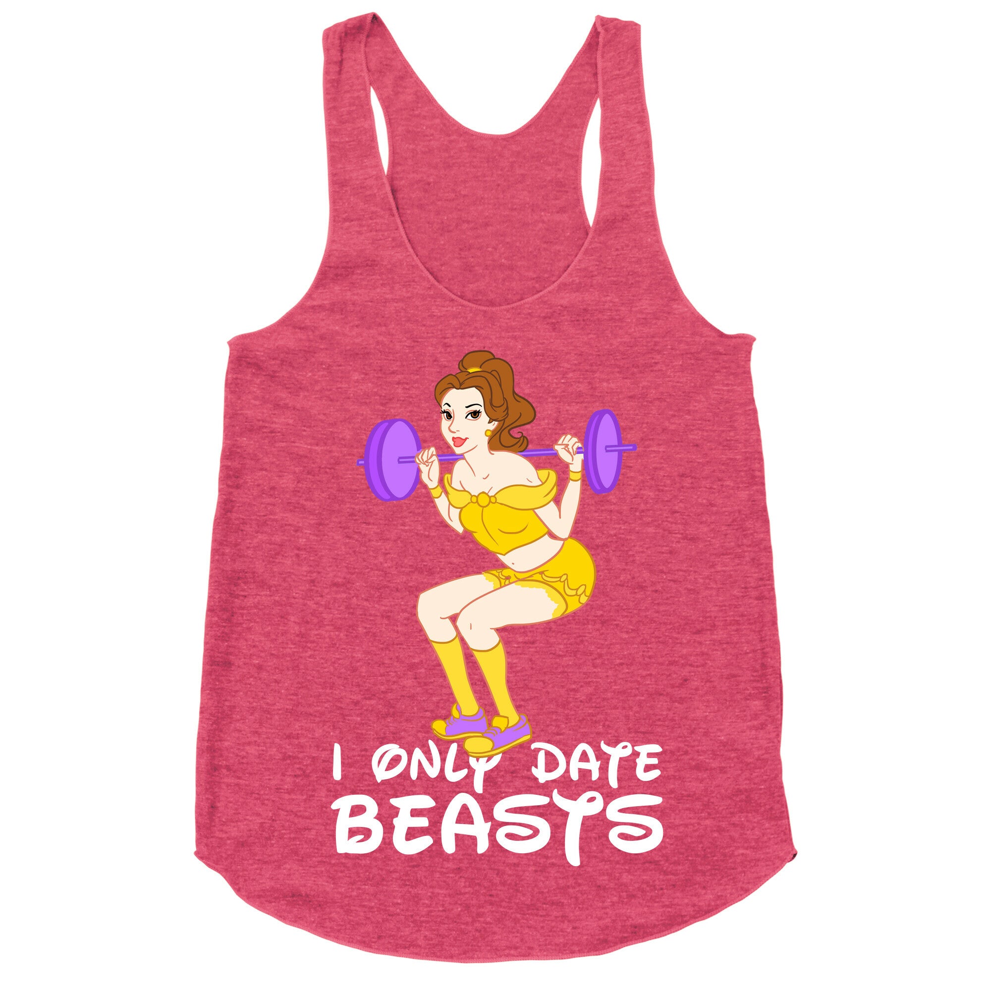 I Only Date Beasts Racerback Tank