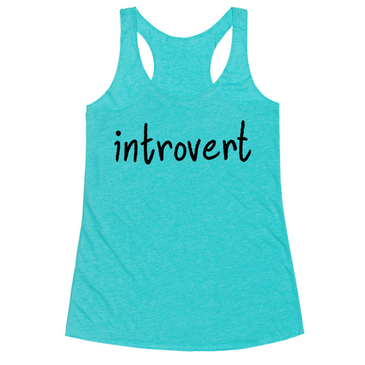 Introvert Racerback Tank
