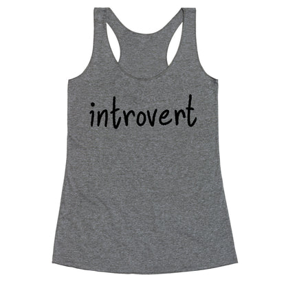 Introvert Racerback Tank