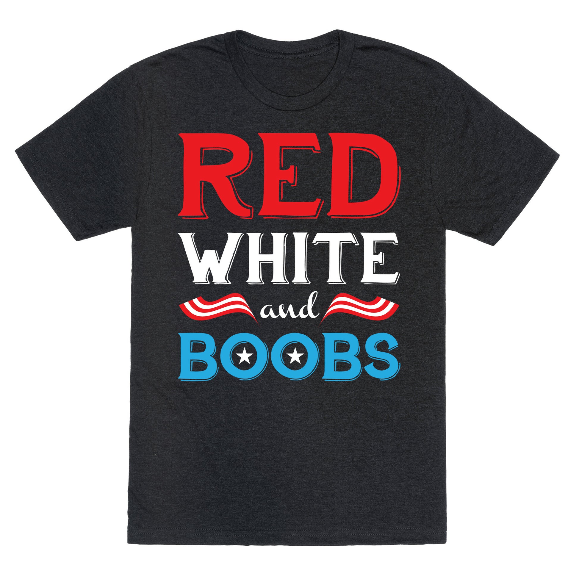 Red White And Boobs Unisex Triblend Tee