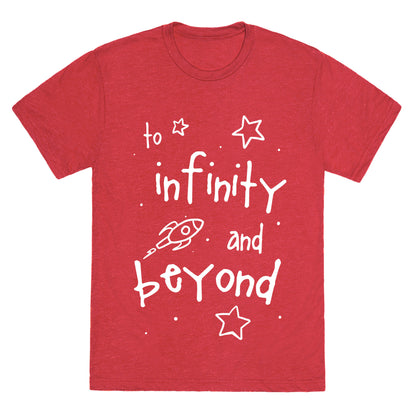 To Infinity... Unisex Triblend Tee