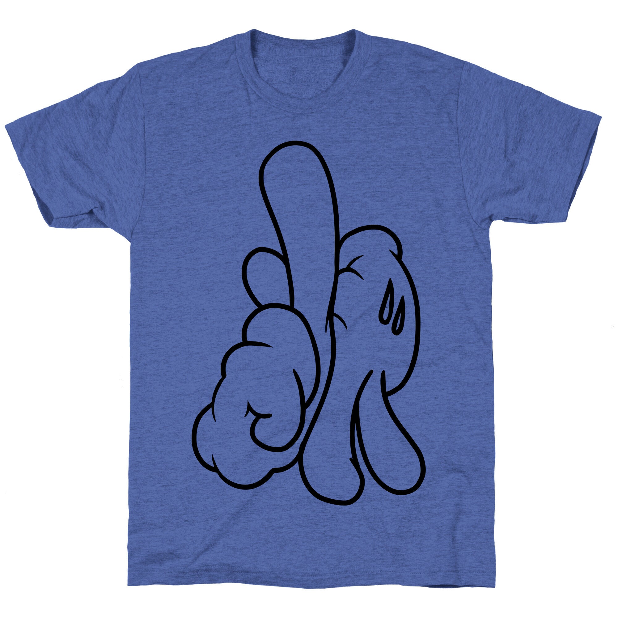 LA (Cartoon Hands) Unisex Triblend Tee