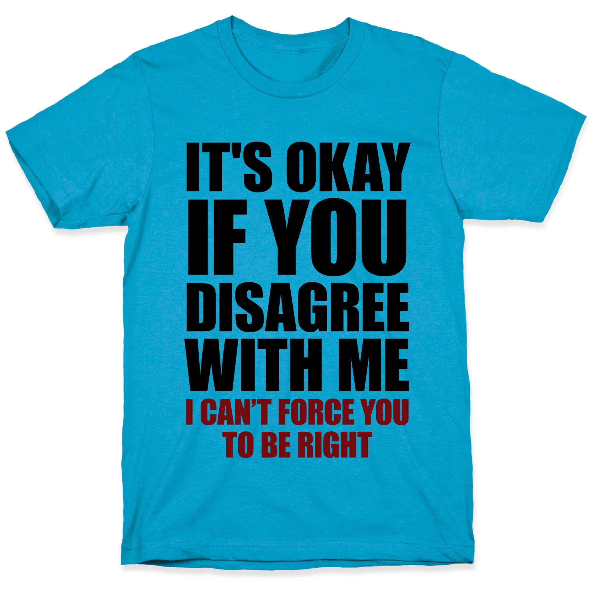 It's Okay If You Disagree With Me Unisex Triblend Tee