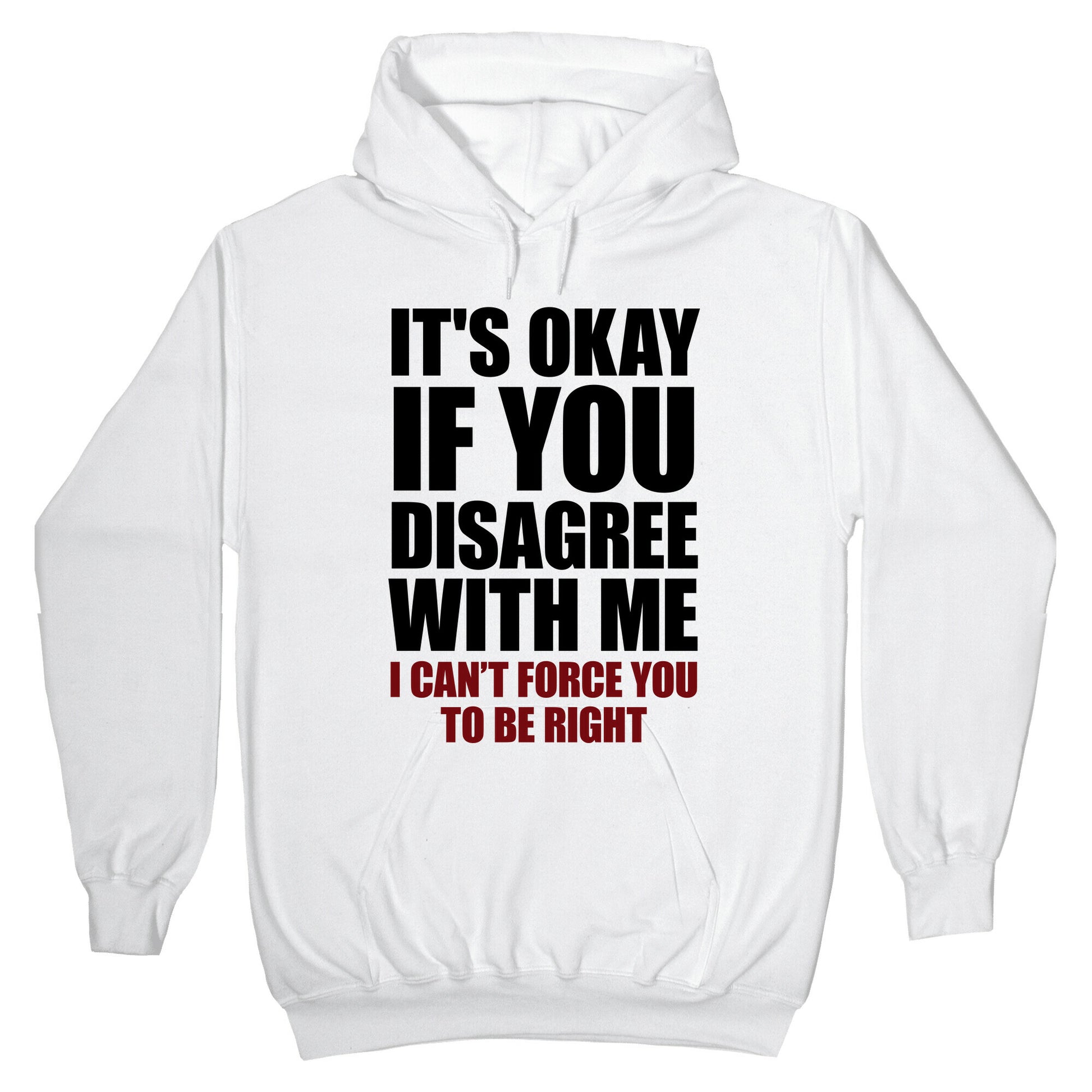 It's Okay If You Disagree With Me Hoodie