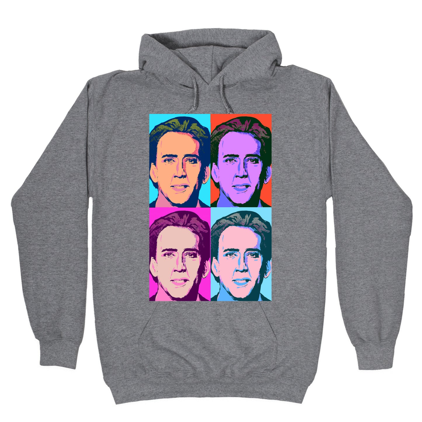 Nicholas Cage Pop Art Parody Hoodie