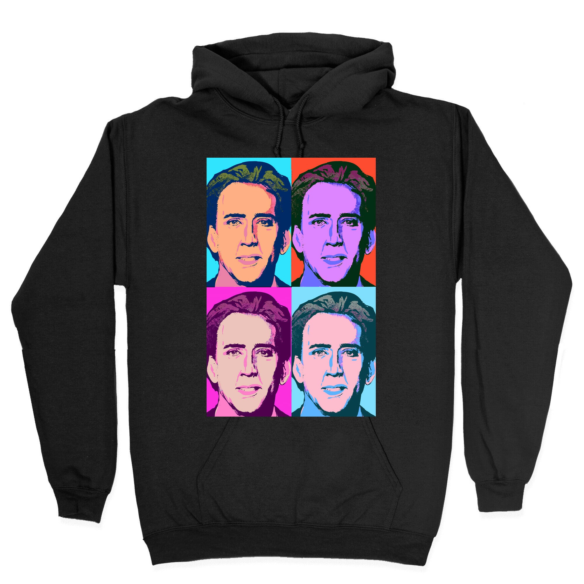 Nicholas Cage Pop Art Parody Hoodie