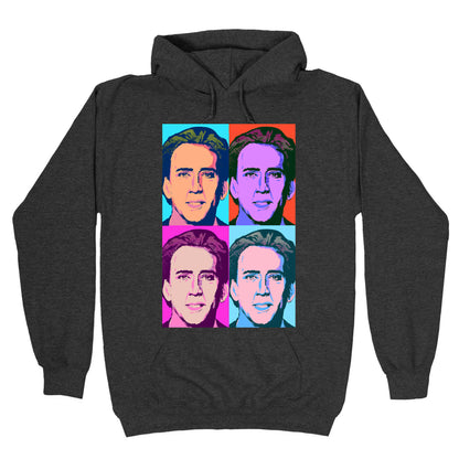 Nicholas Cage Pop Art Parody Hoodie