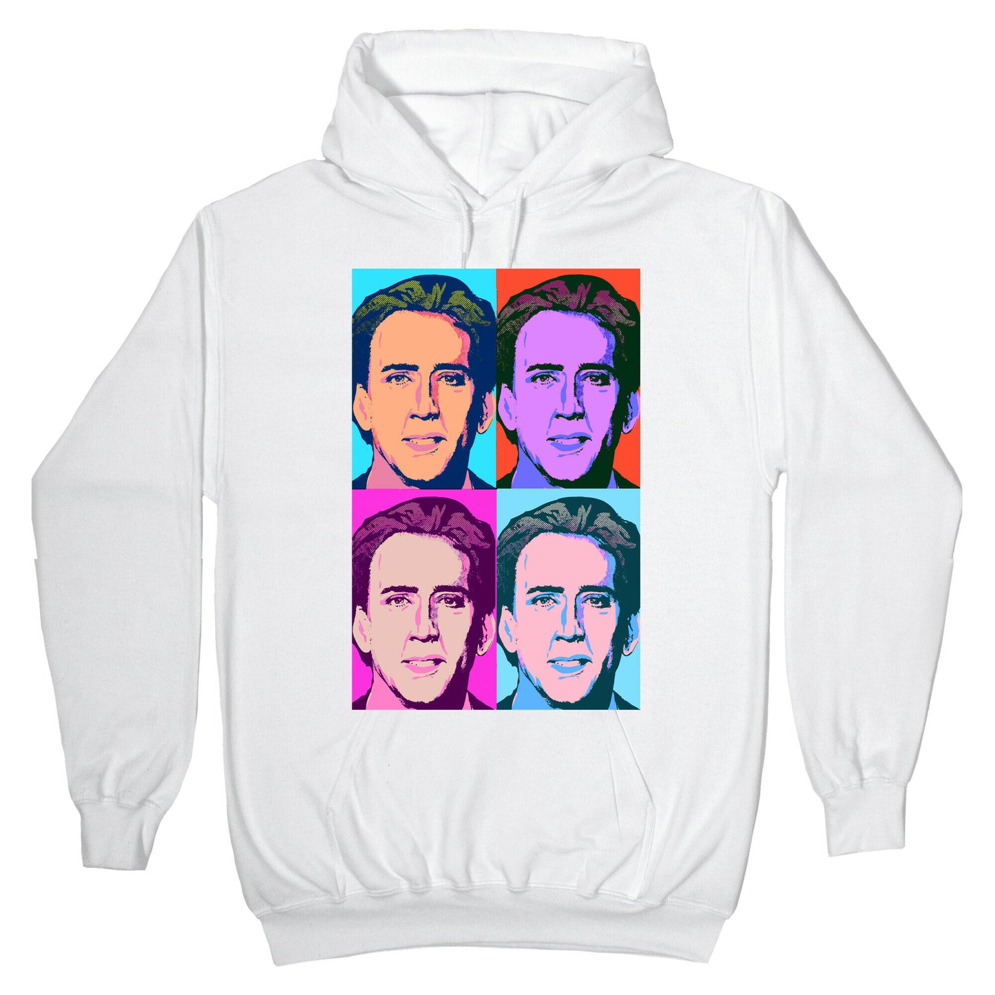 Nicholas Cage Pop Art Parody Hoodie