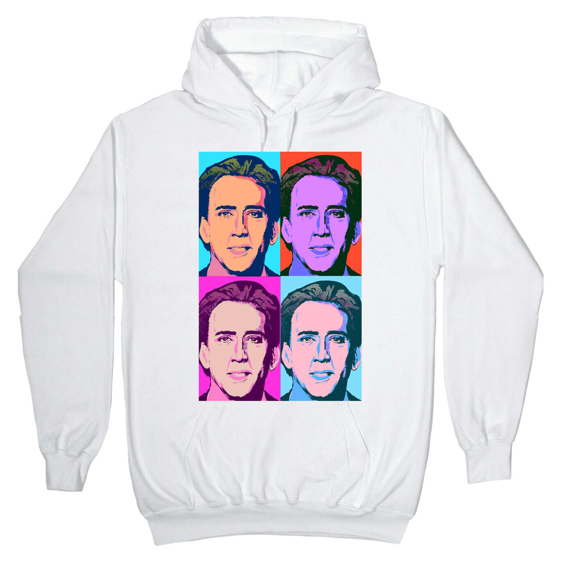 Nicholas Cage Pop Art Parody Hoodie