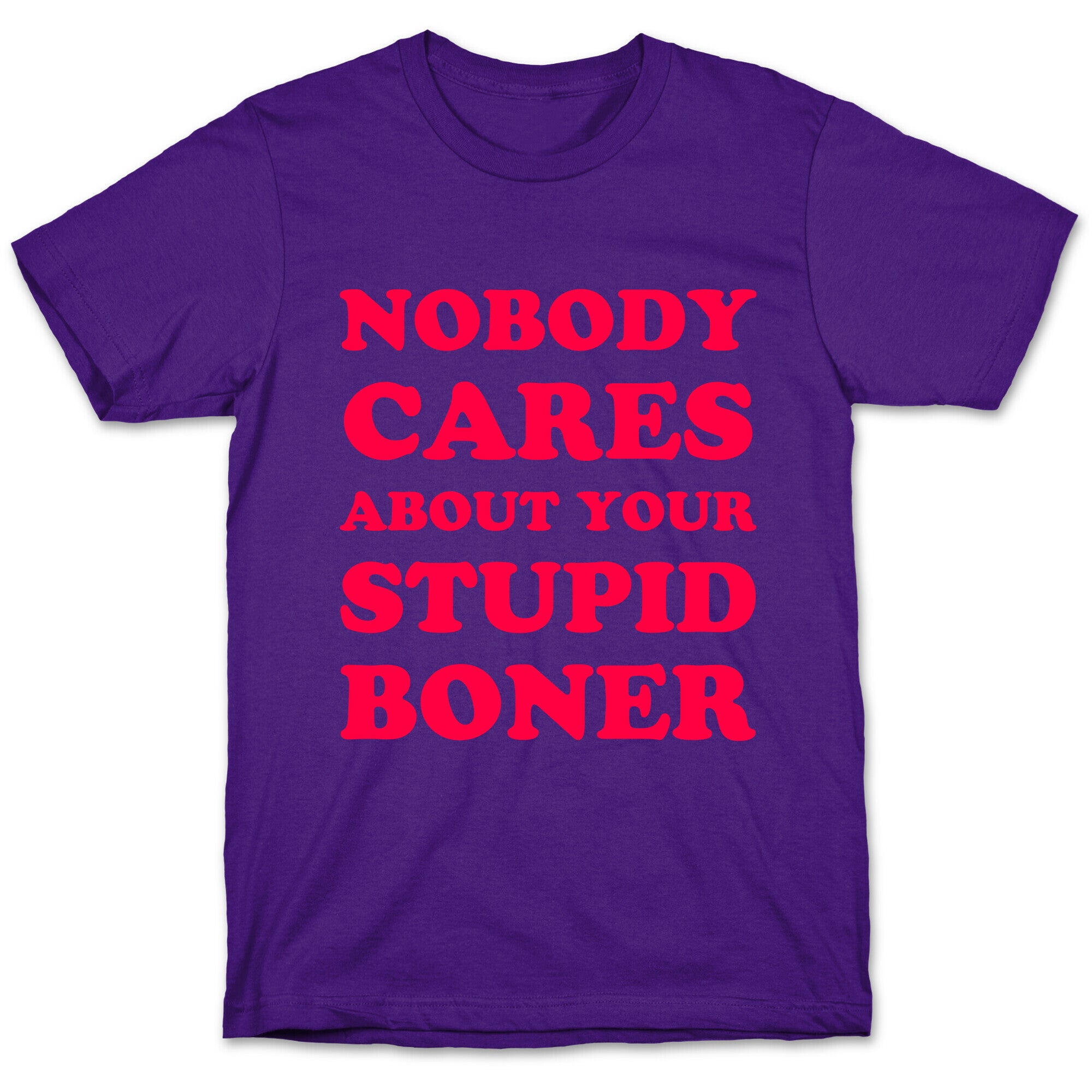 Nobody Cares About Your Stupid Boner T-Shirt