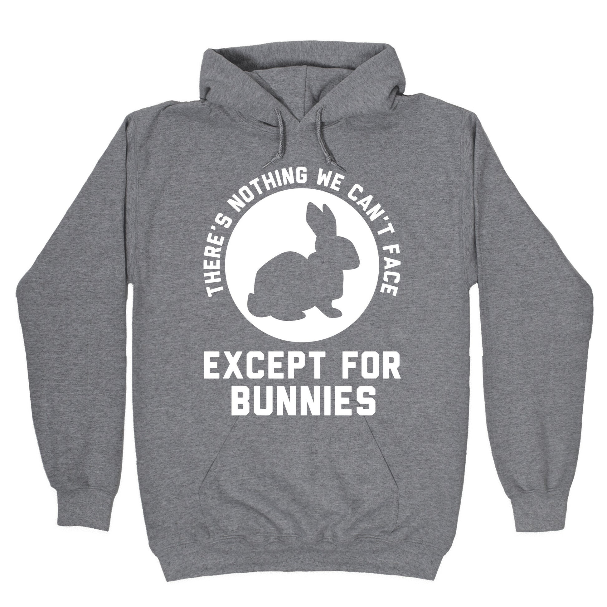 There's Nothing We Can't Face Except For Bunnies Hoodie