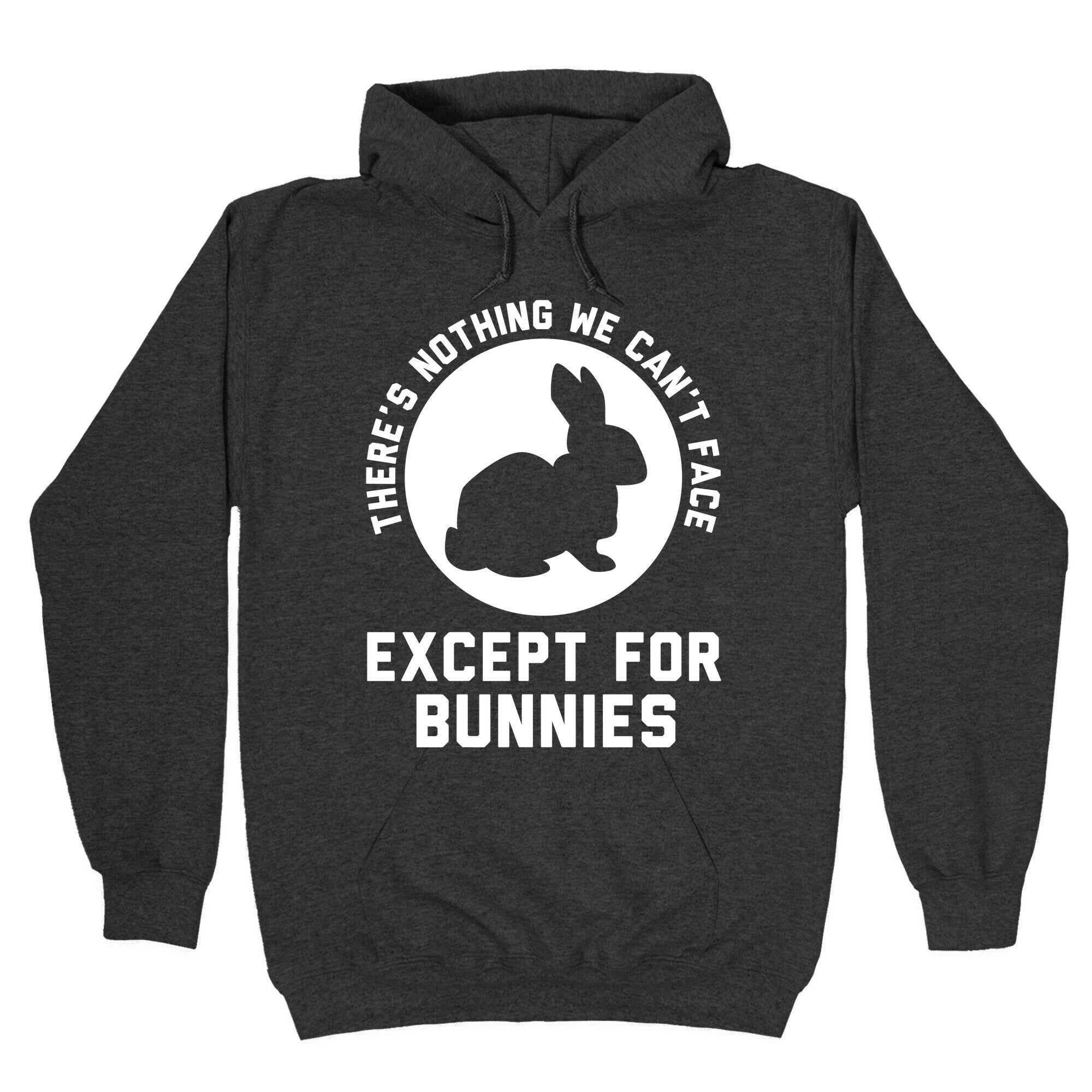 There's Nothing We Can't Face Except For Bunnies Hoodie