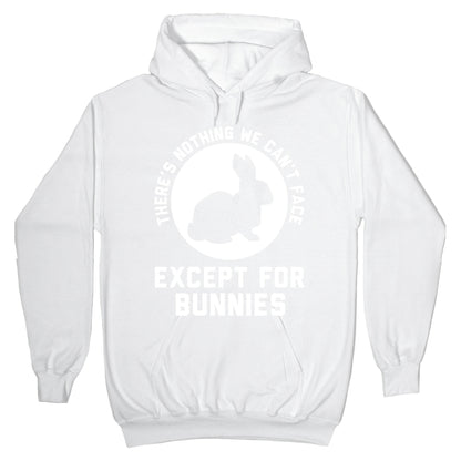 There's Nothing We Can't Face Except For Bunnies Hoodie