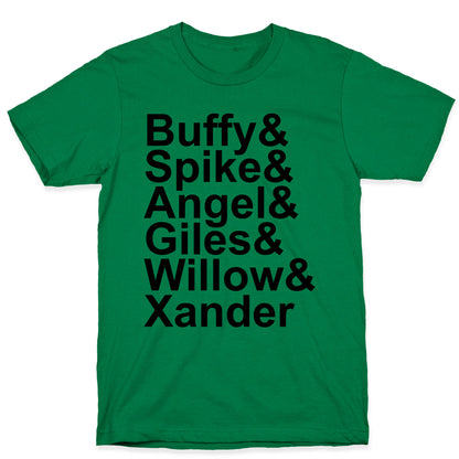 Buffy Names T-Shirt