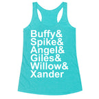 Buffy Names Racerback Tank