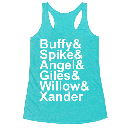 Buffy Names Racerback Tank