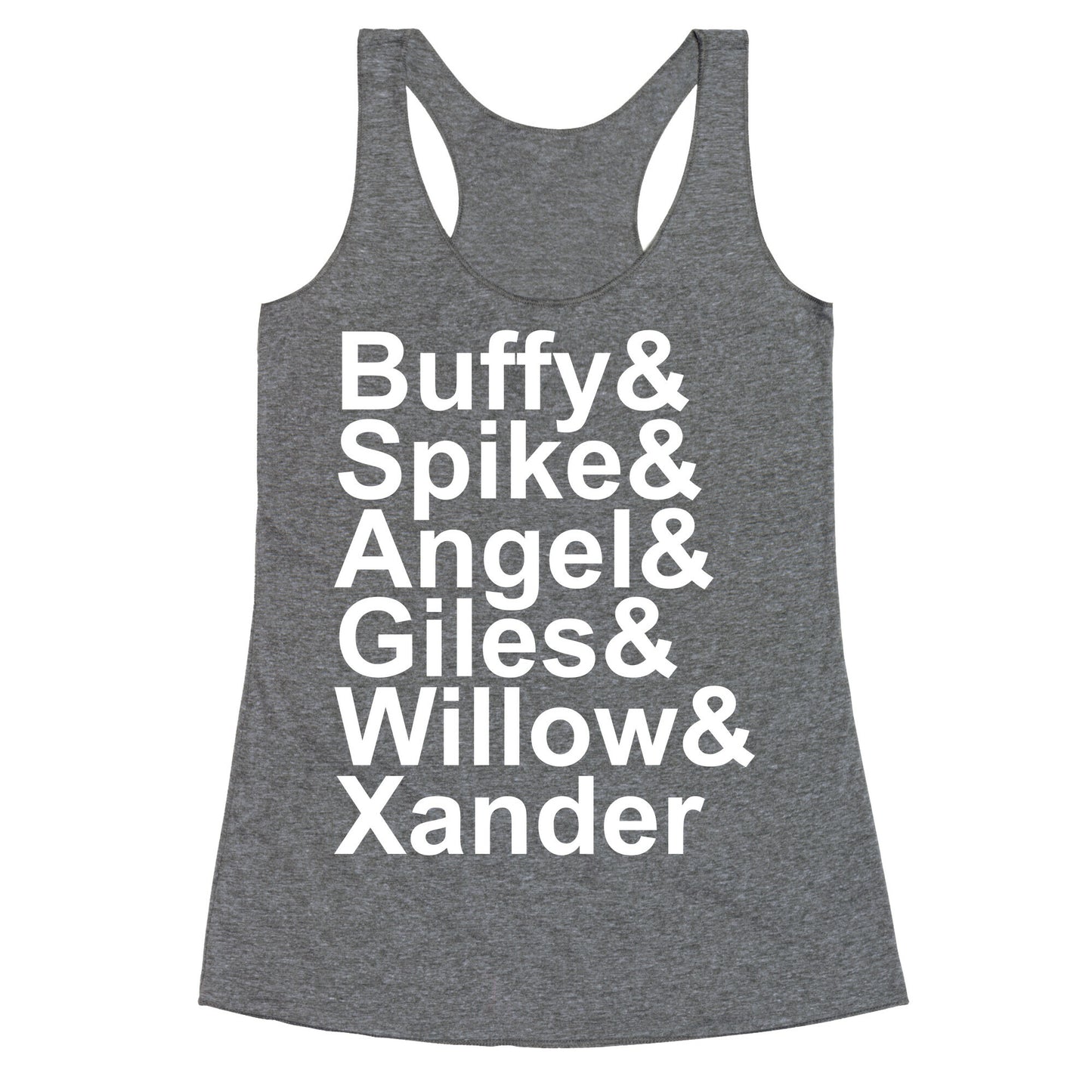 Buffy Names Racerback Tank