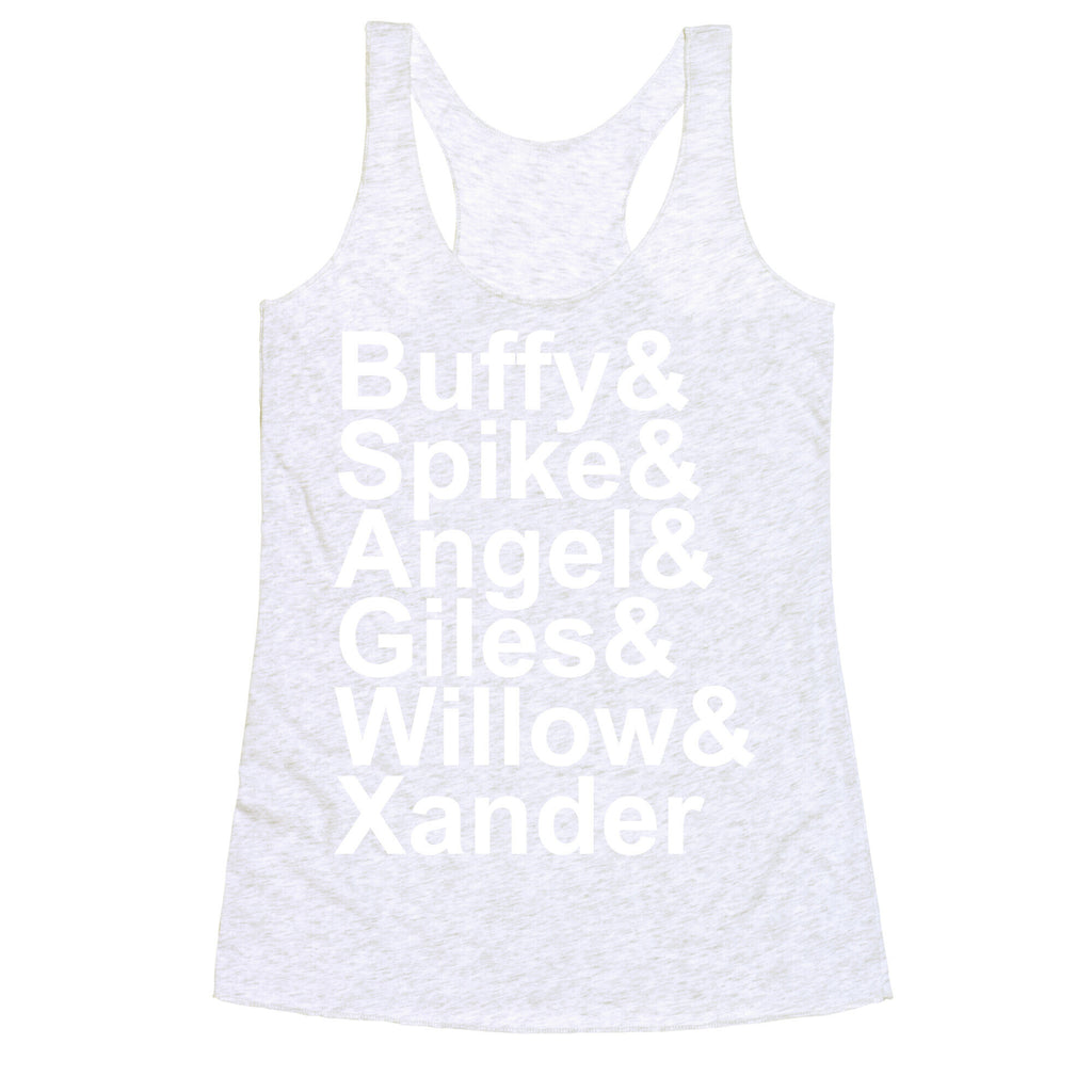 Buffy Names Racerback Tank