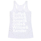 Buffy Names Racerback Tank