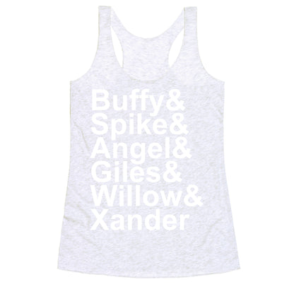 Buffy Names Racerback Tank