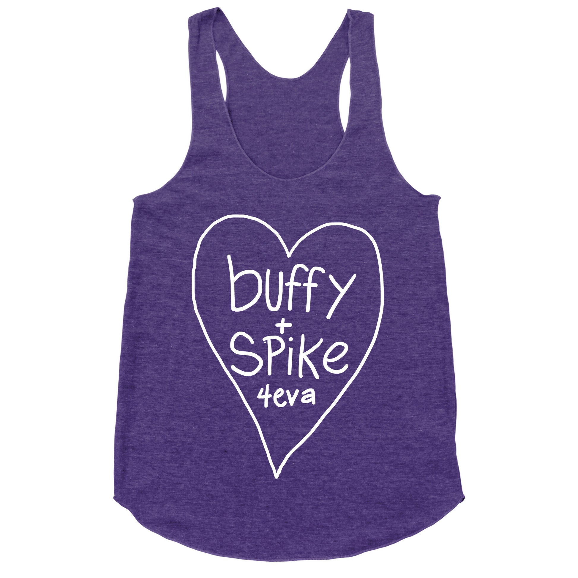 Buffy + Spike 4eva Racerback Tank