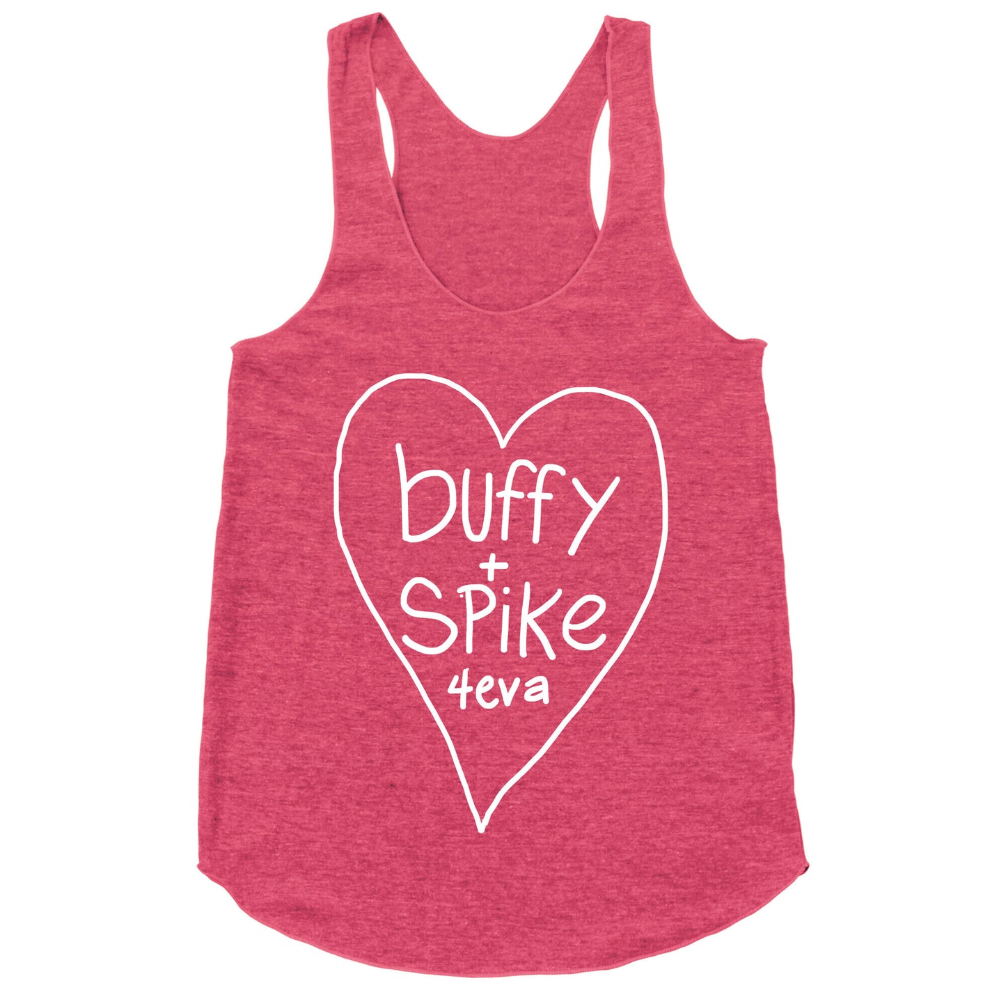 Buffy + Spike 4eva Racerback Tank