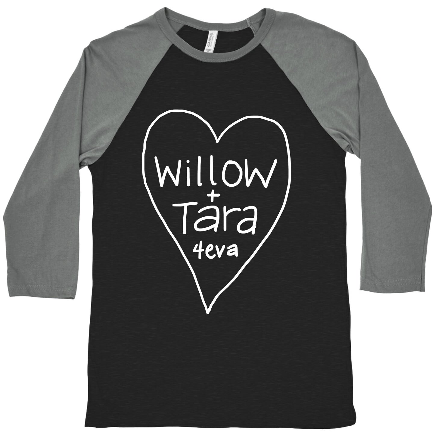 Willow + Tara 4eva Baseball Tee