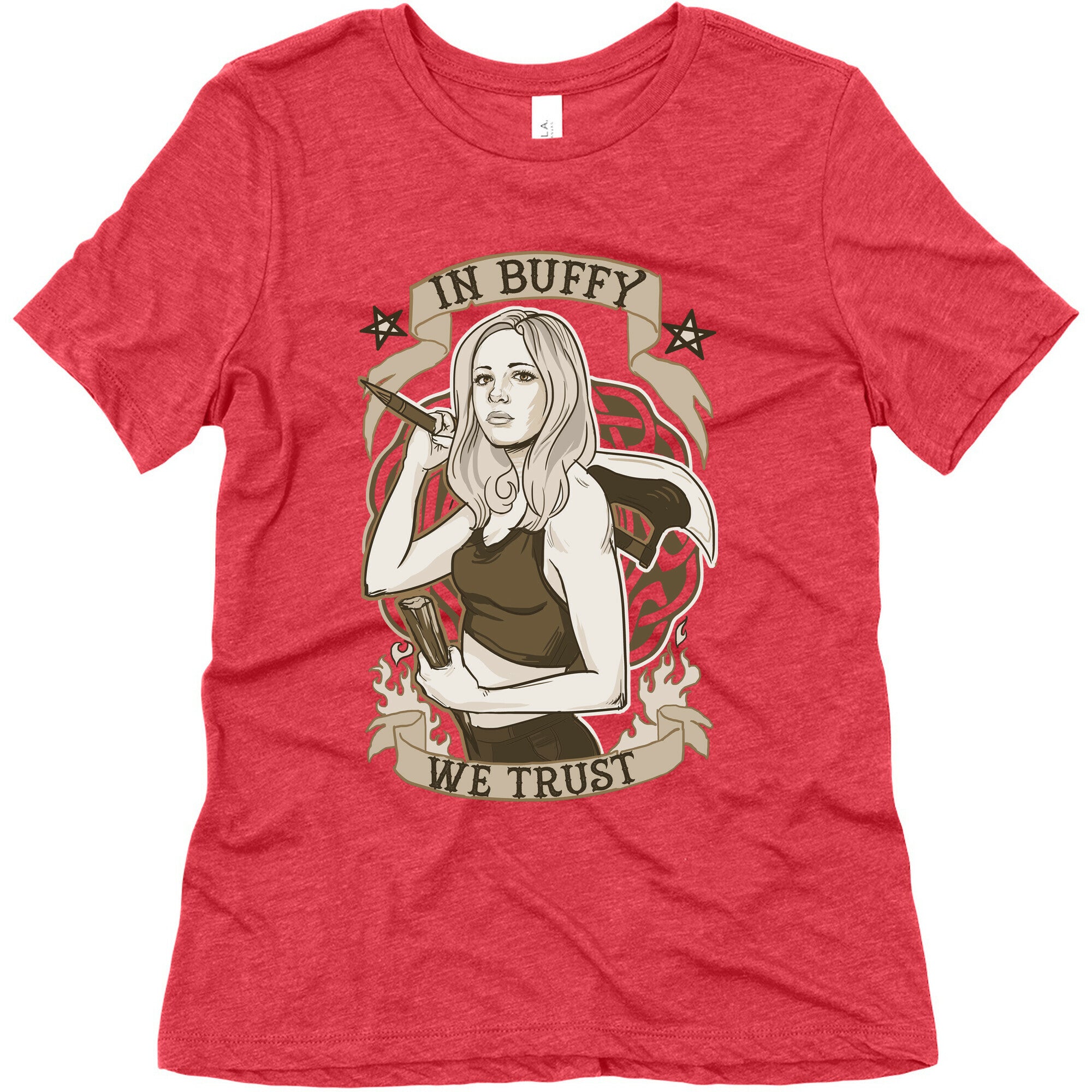 In Buffy We Trust Women's Triblend Tee