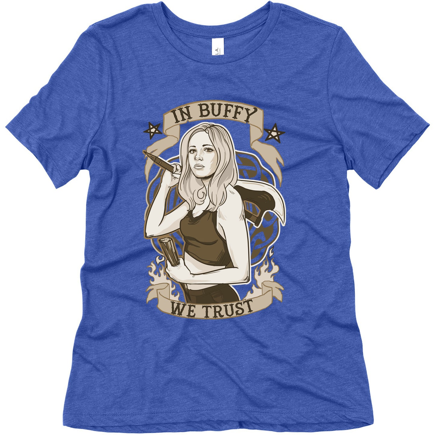 In Buffy We Trust Women's Triblend Tee