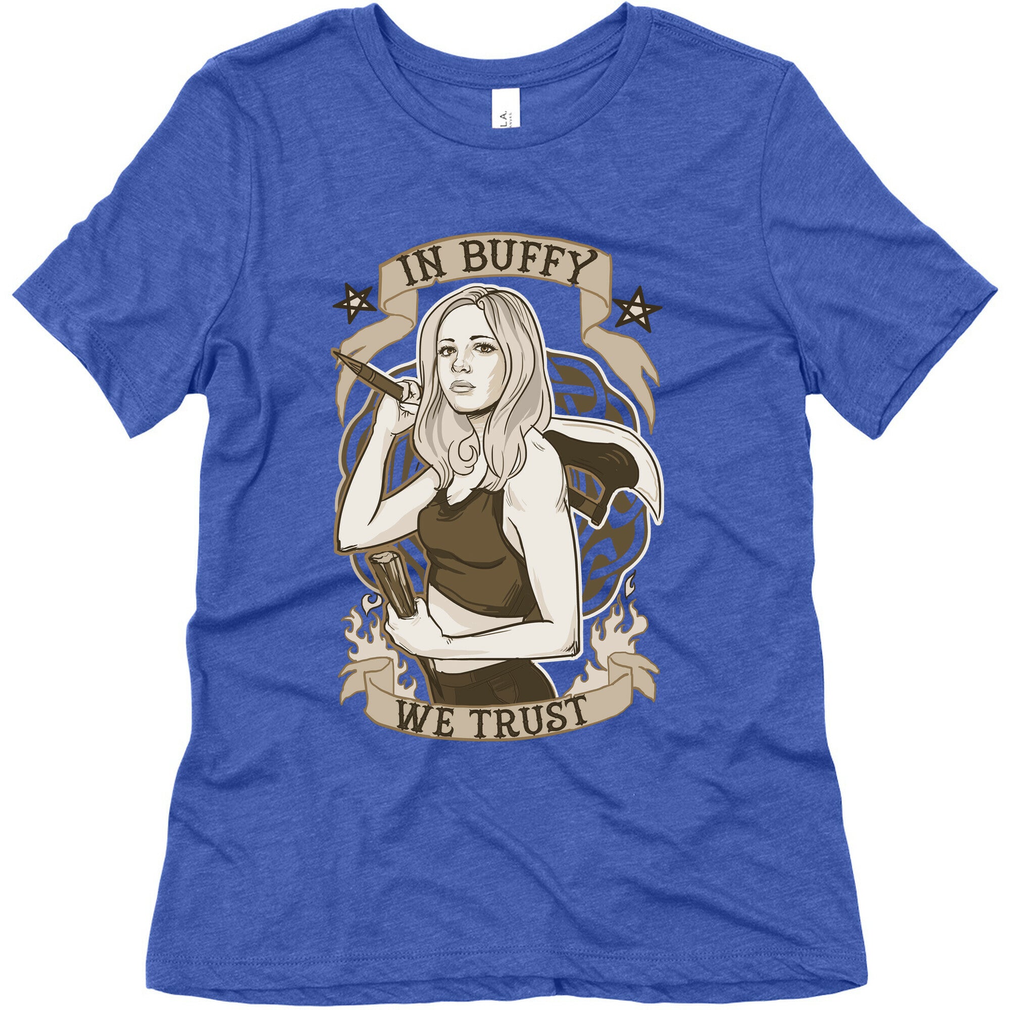 In Buffy We Trust Women's Triblend Tee