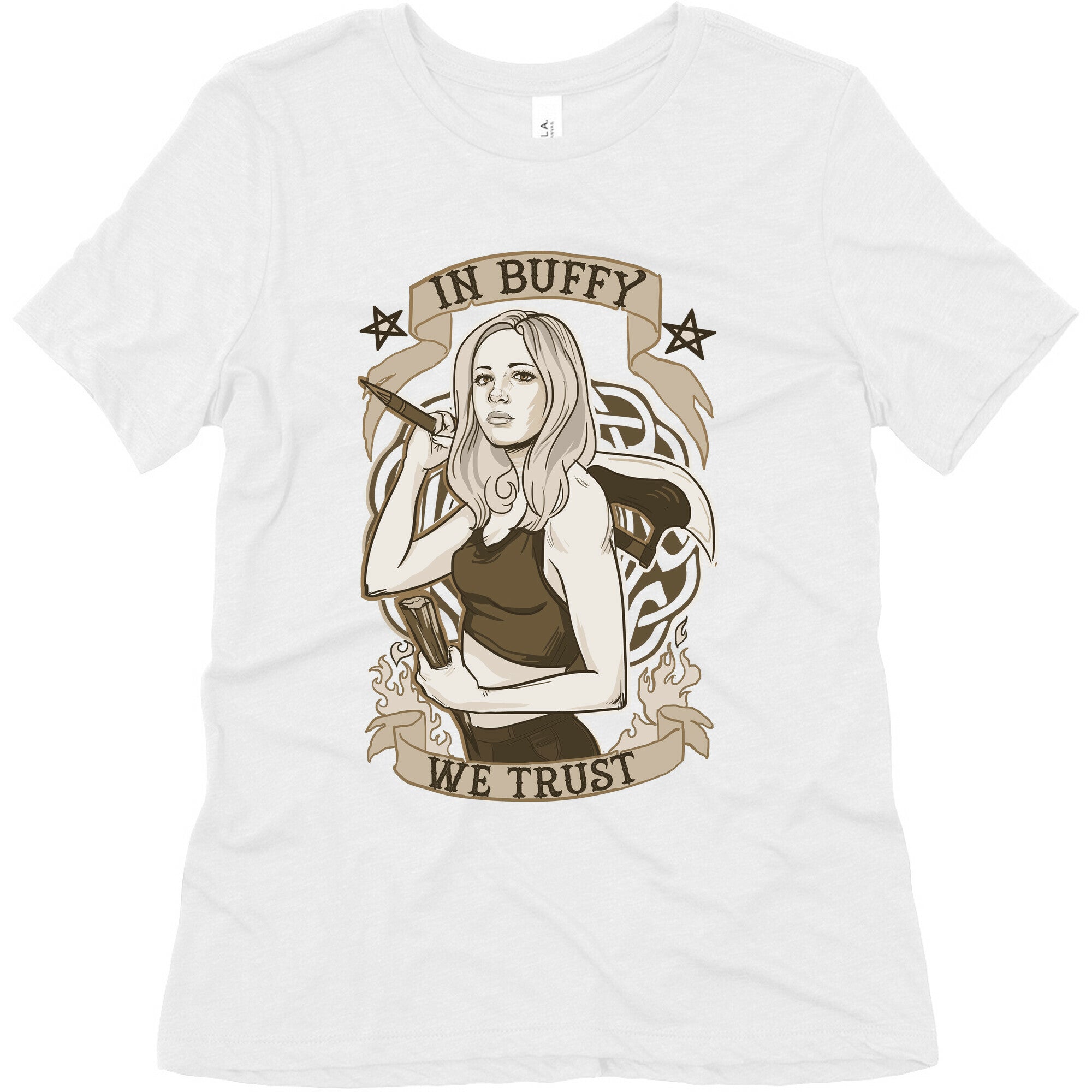 In Buffy We Trust Women's Triblend Tee