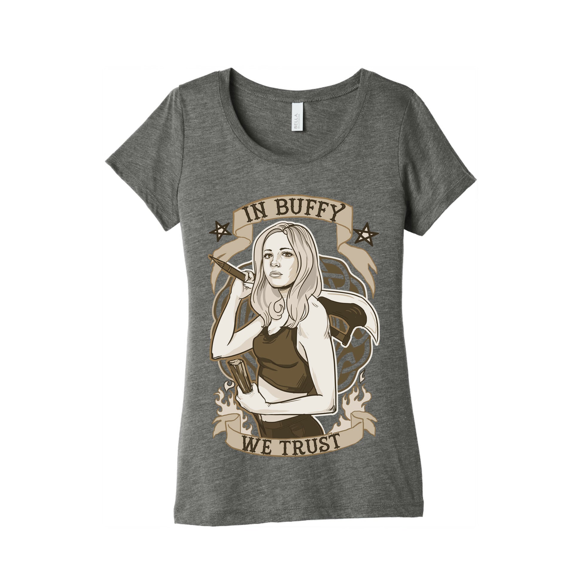 In Buffy We Trust Women's Triblend Tee