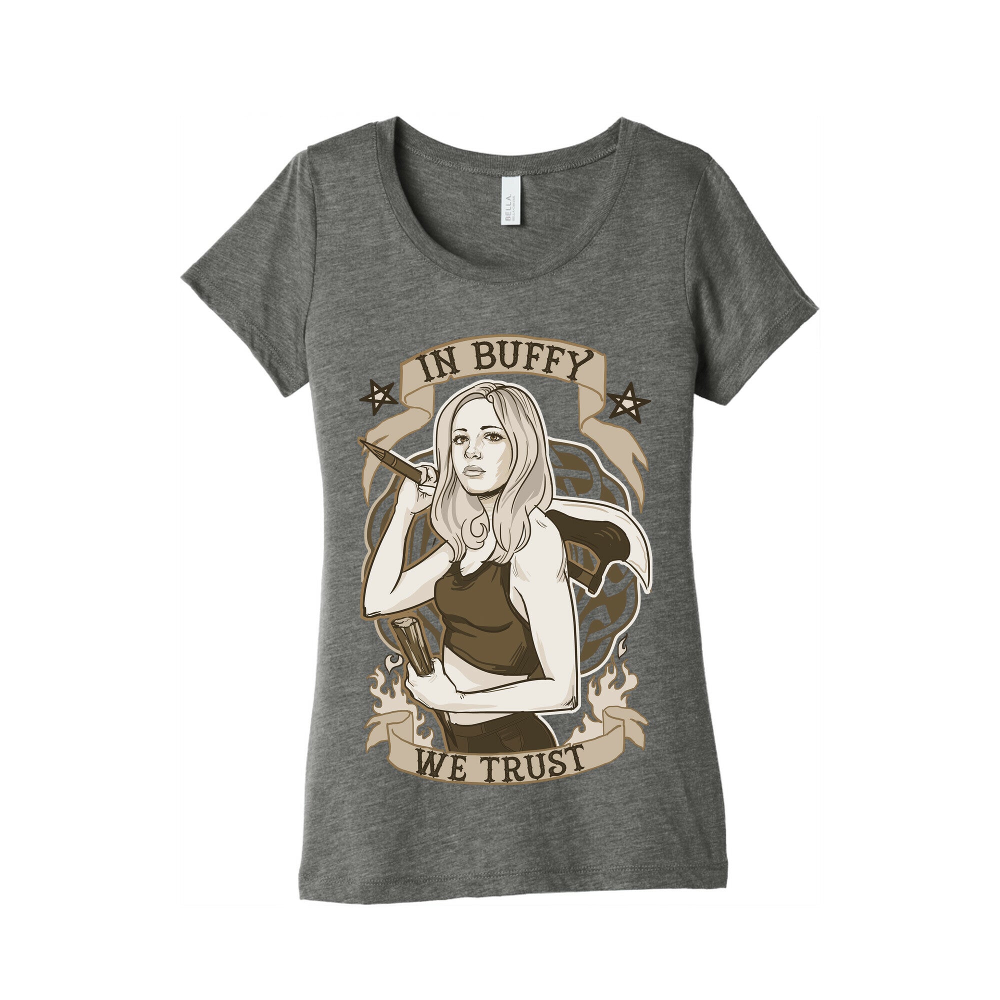In Buffy We Trust Women's Triblend Tee