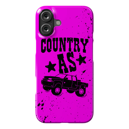 Country As Truck Phone Case