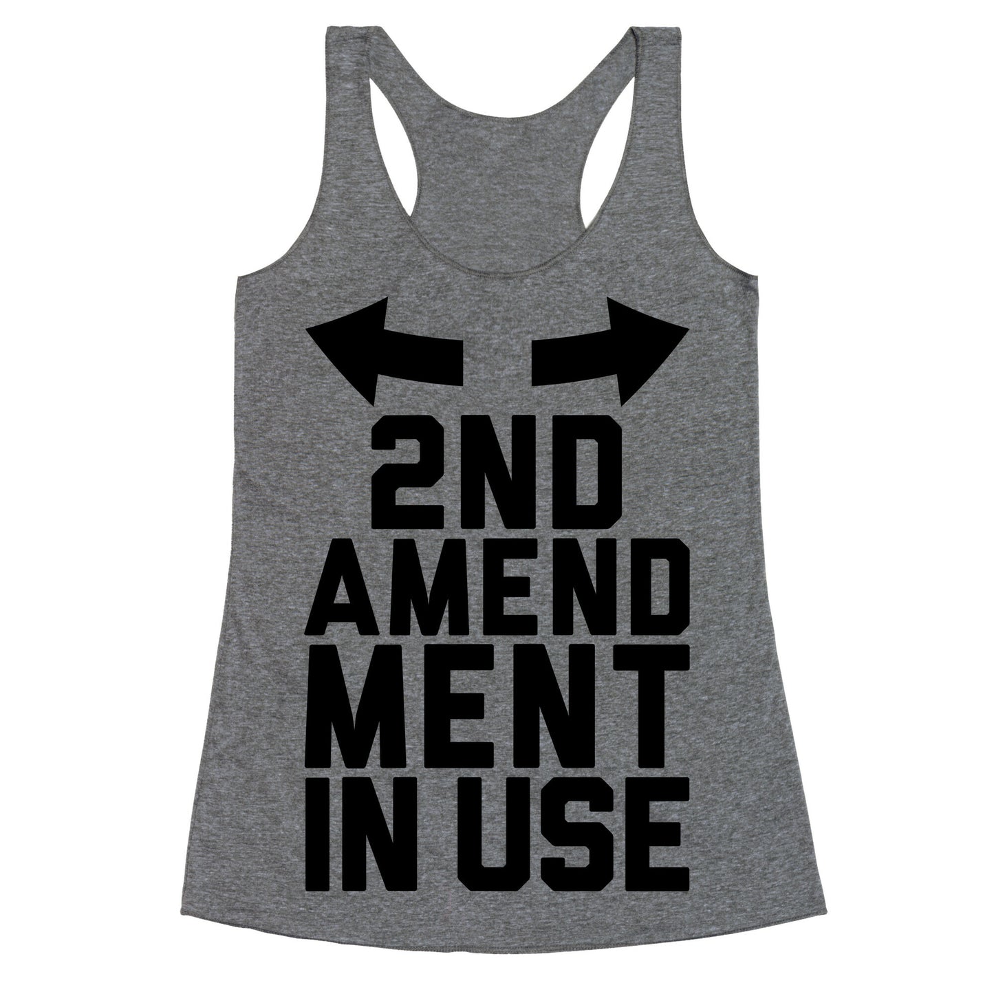 2nd Amendment In Use Racerback Tank