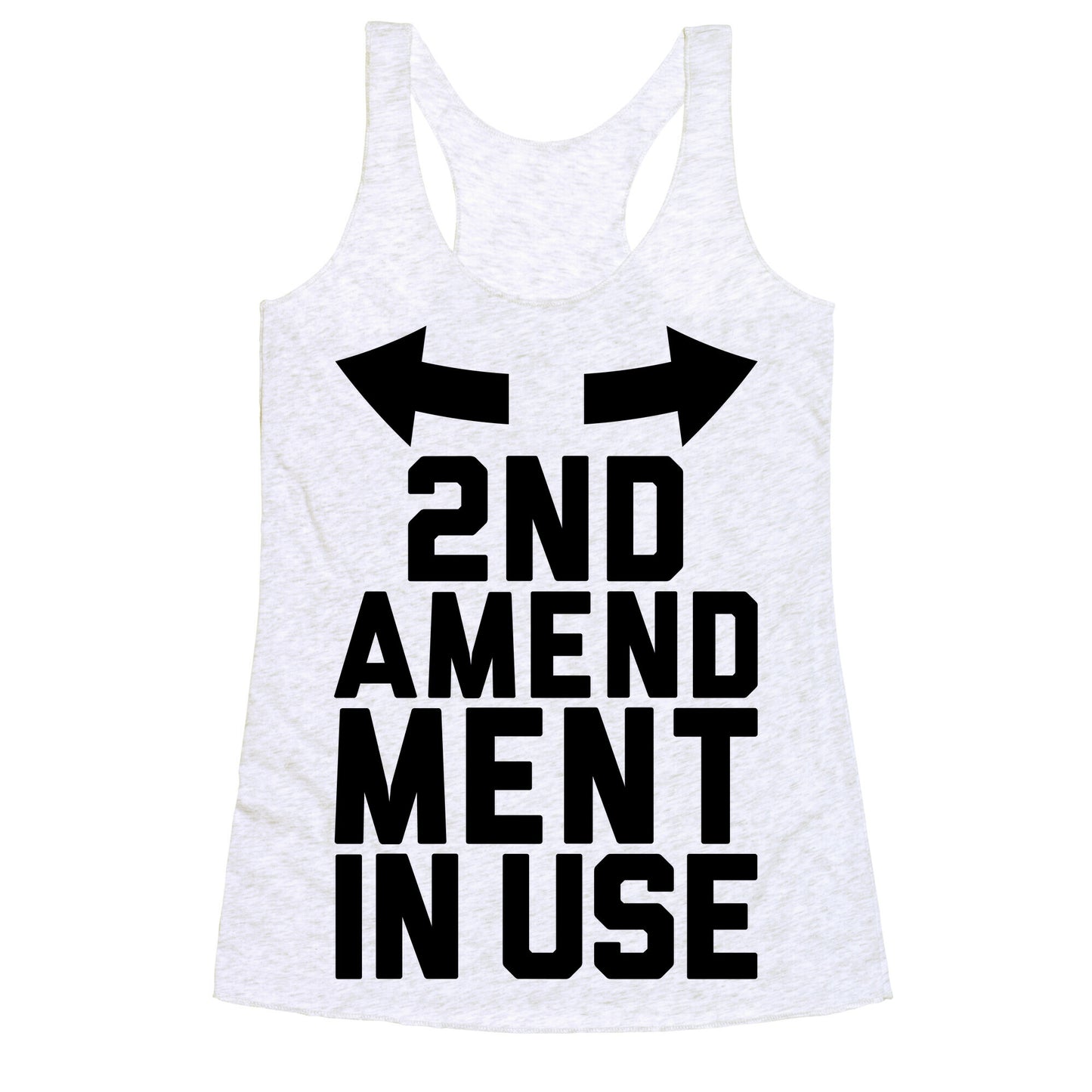 2nd Amendment In Use Racerback Tank