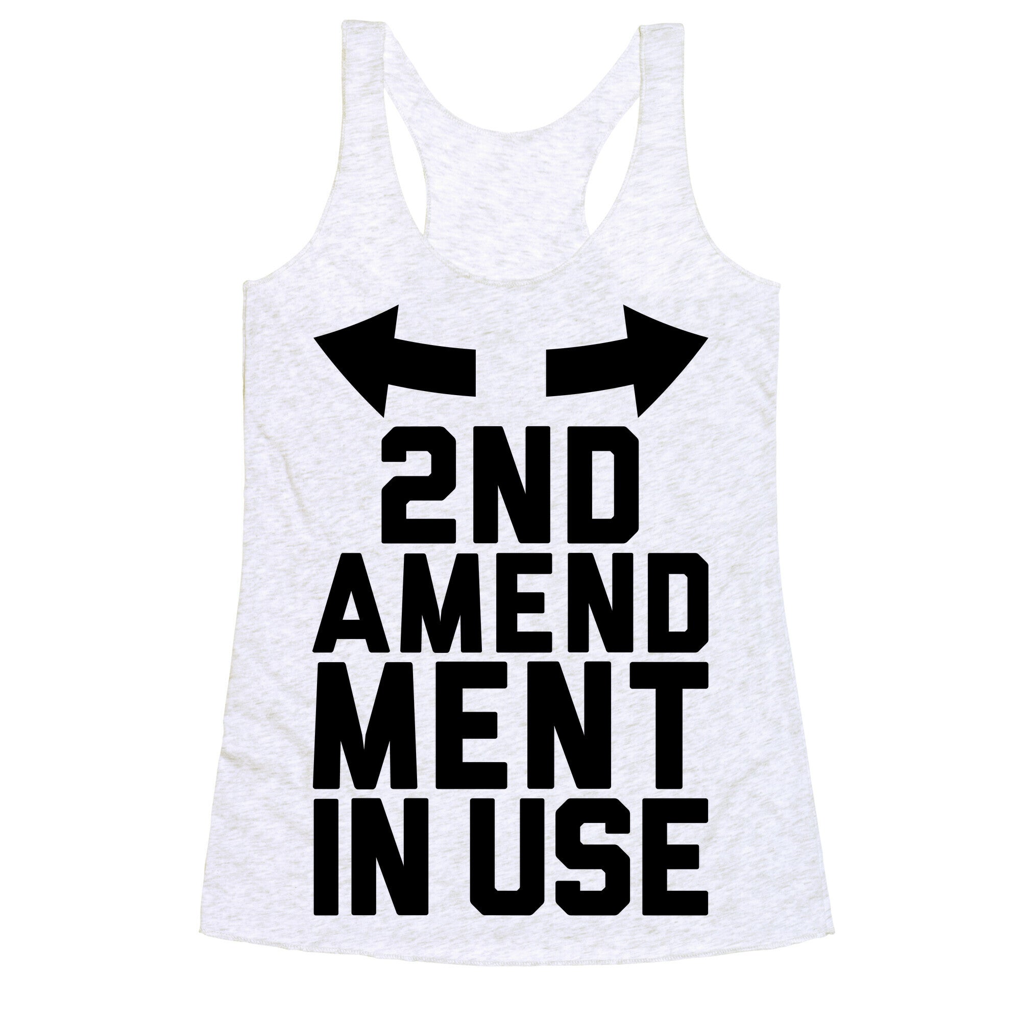2nd Amendment In Use Racerback Tank