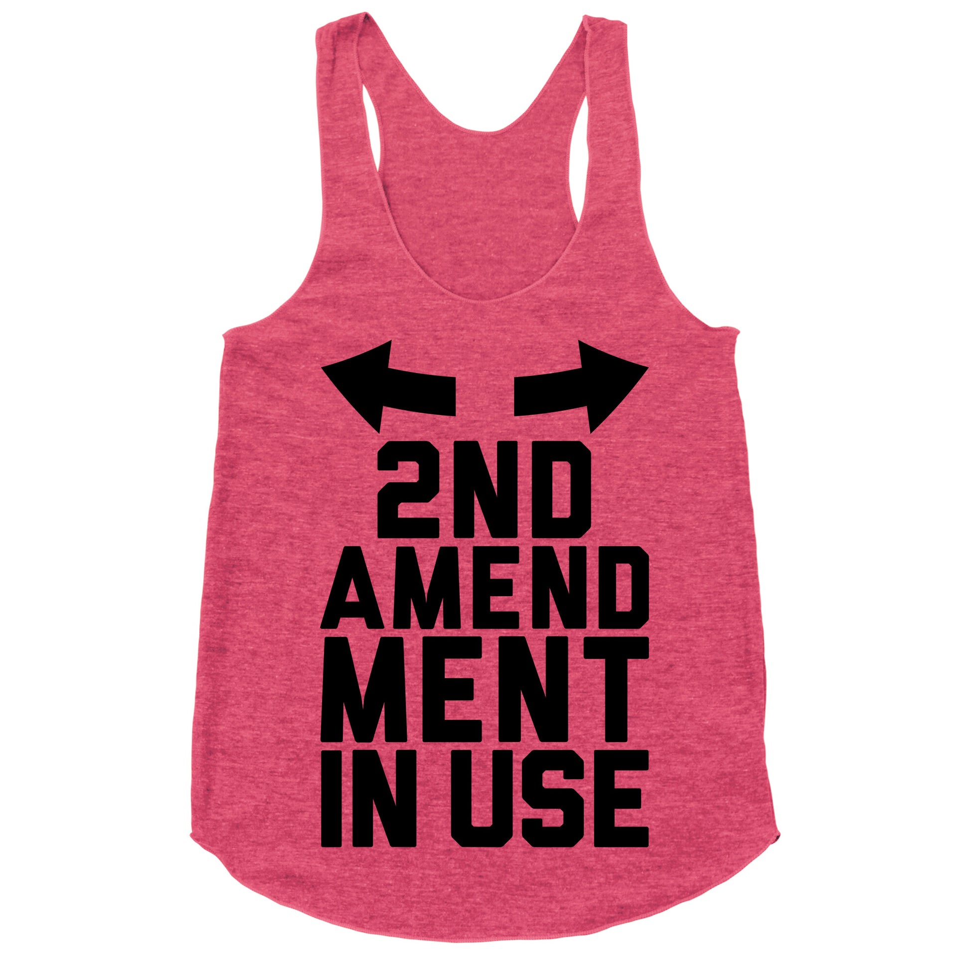 2nd Amendment In Use Racerback Tank