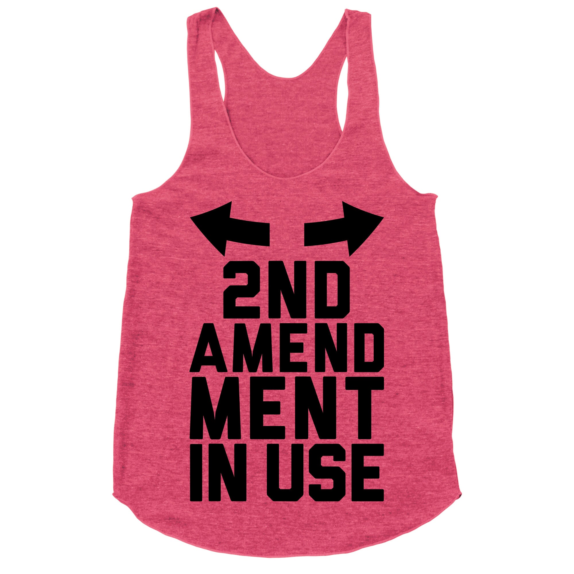 2nd Amendment In Use Racerback Tank