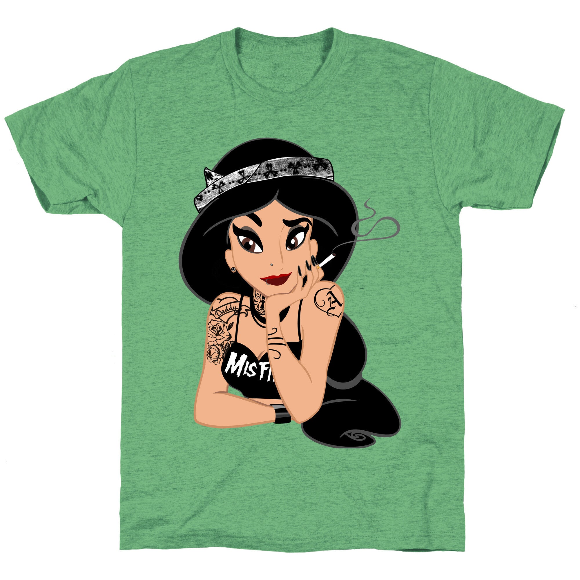 Punk Rock Princess Parody Unisex Triblend Tee