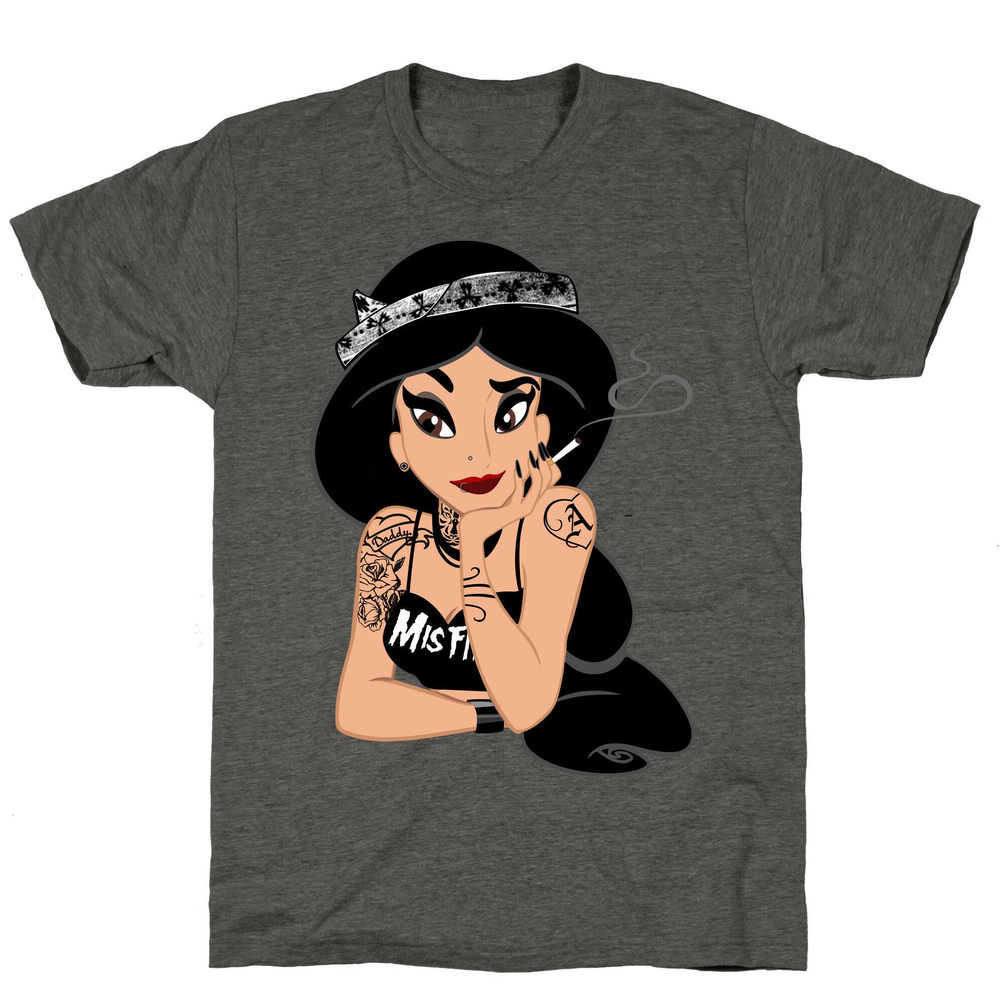 Punk Rock Princess Parody Unisex Triblend Tee