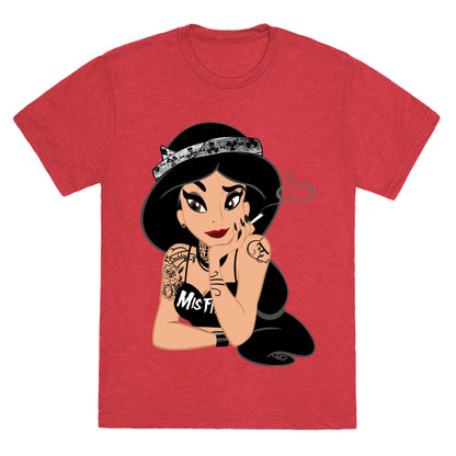 Punk Rock Princess Parody Unisex Triblend Tee