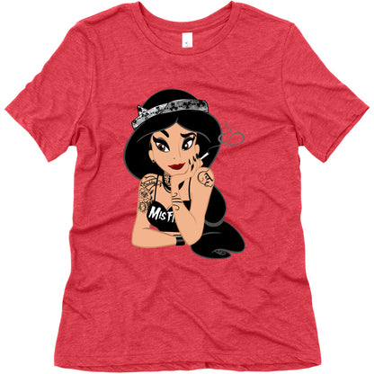 Punk Rock Princess Parody Women's Triblend Tee