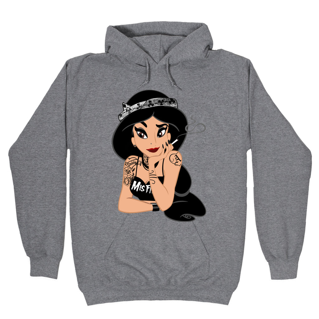 Punk Rock Princess Parody Hoodie