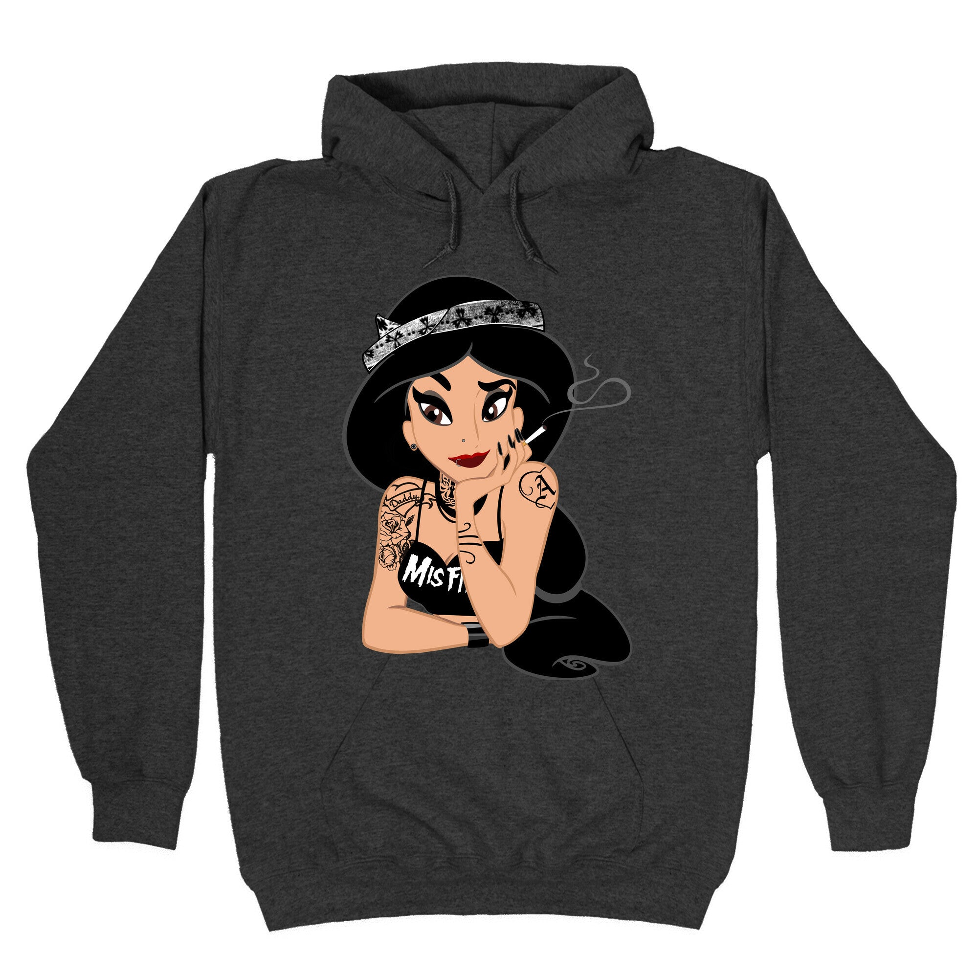 Punk Rock Princess Parody Hoodie