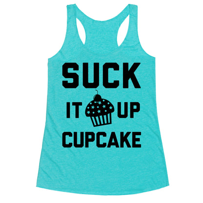 Suck It Up Cupcake Racerback Tank