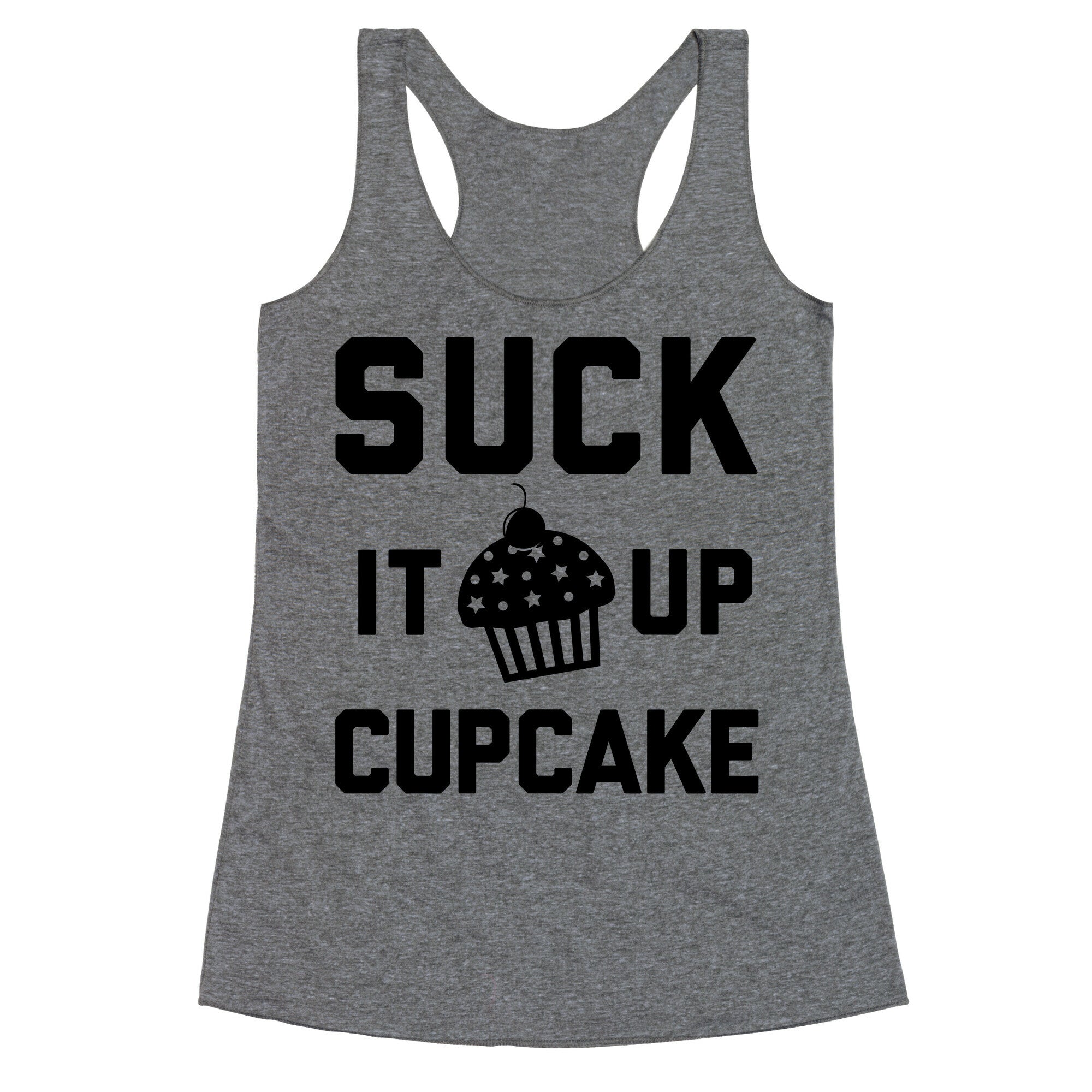 Suck It Up Cupcake Racerback Tank