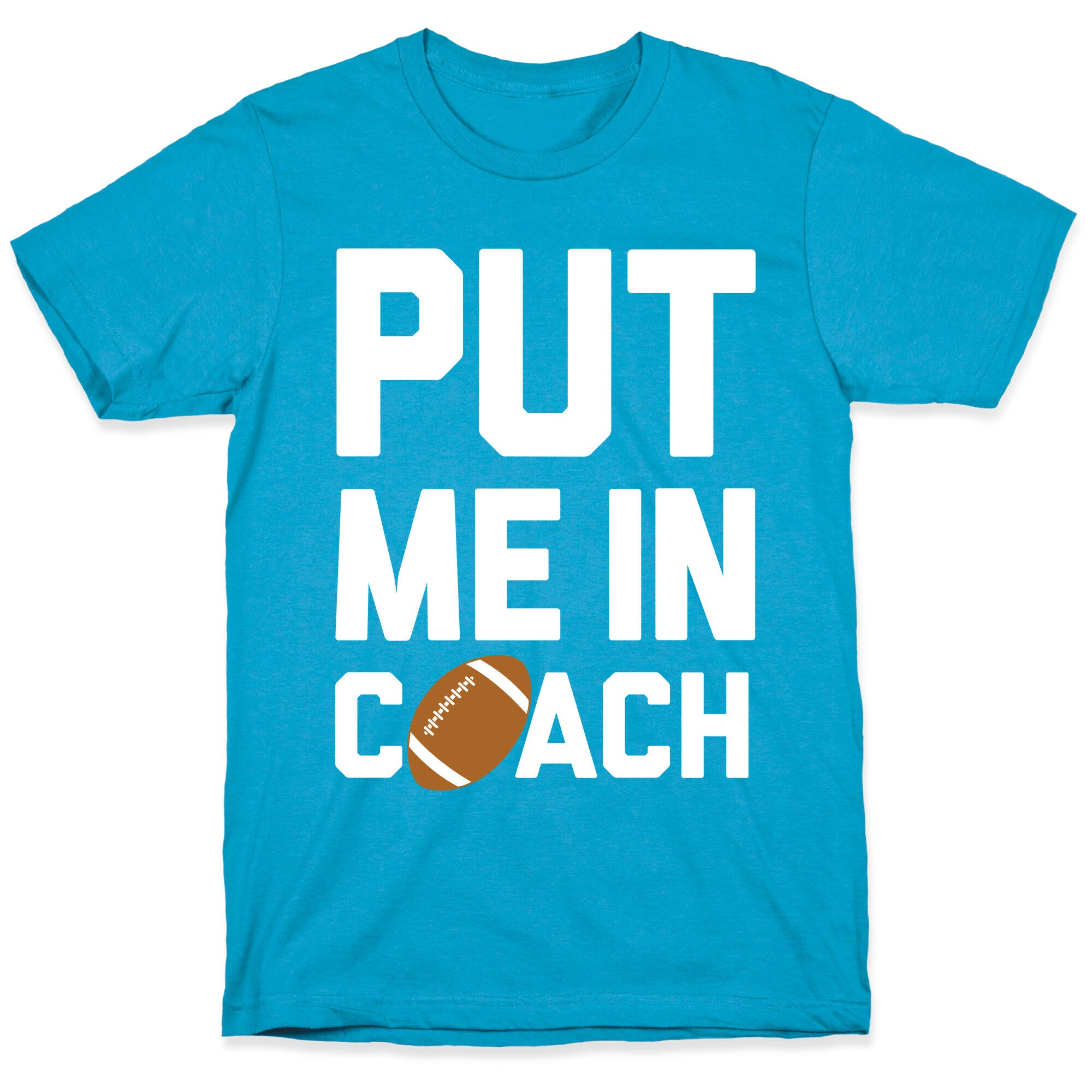Put Me In Coach (Football) Unisex Triblend Tee