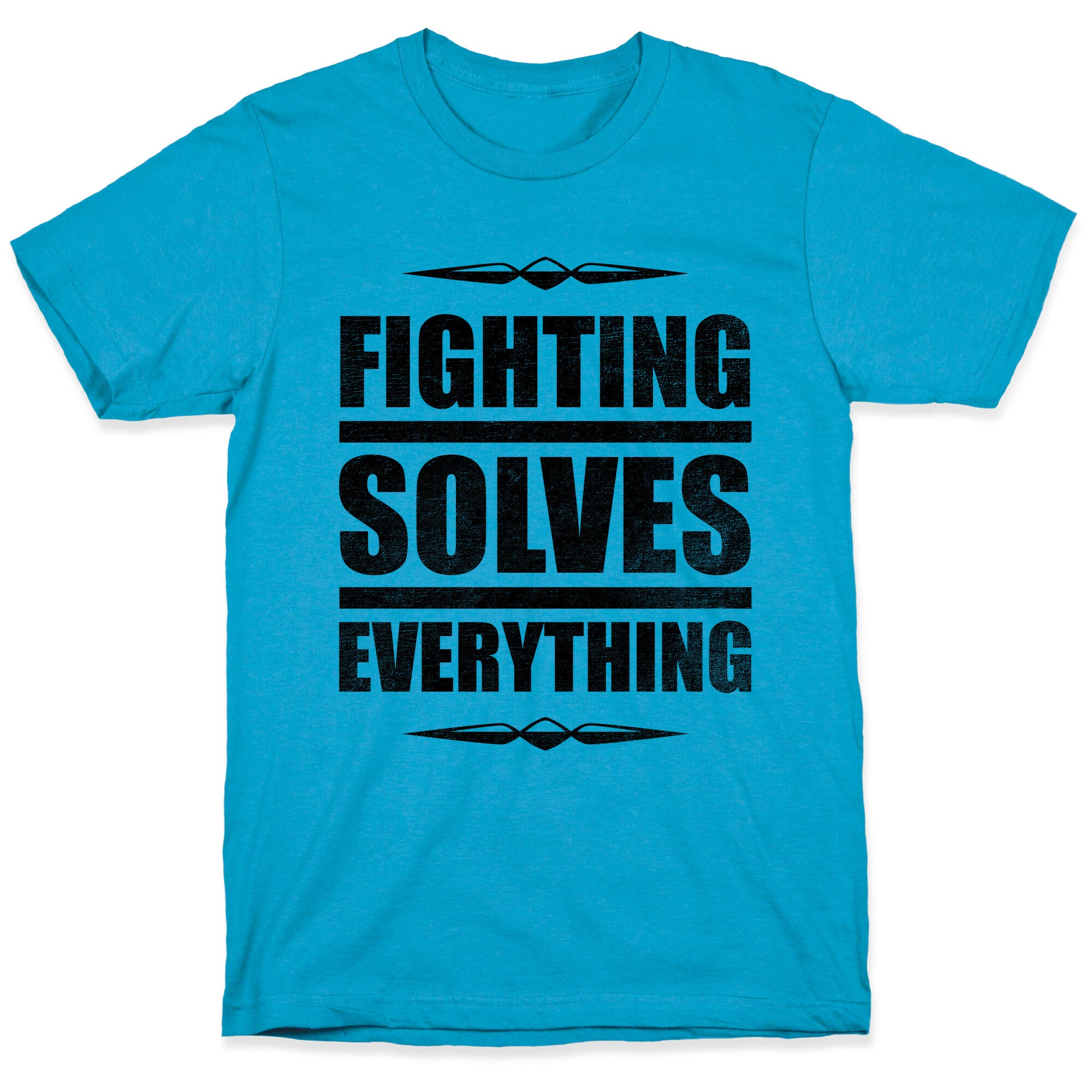 Fighting Solves Everything Unisex Triblend Tee