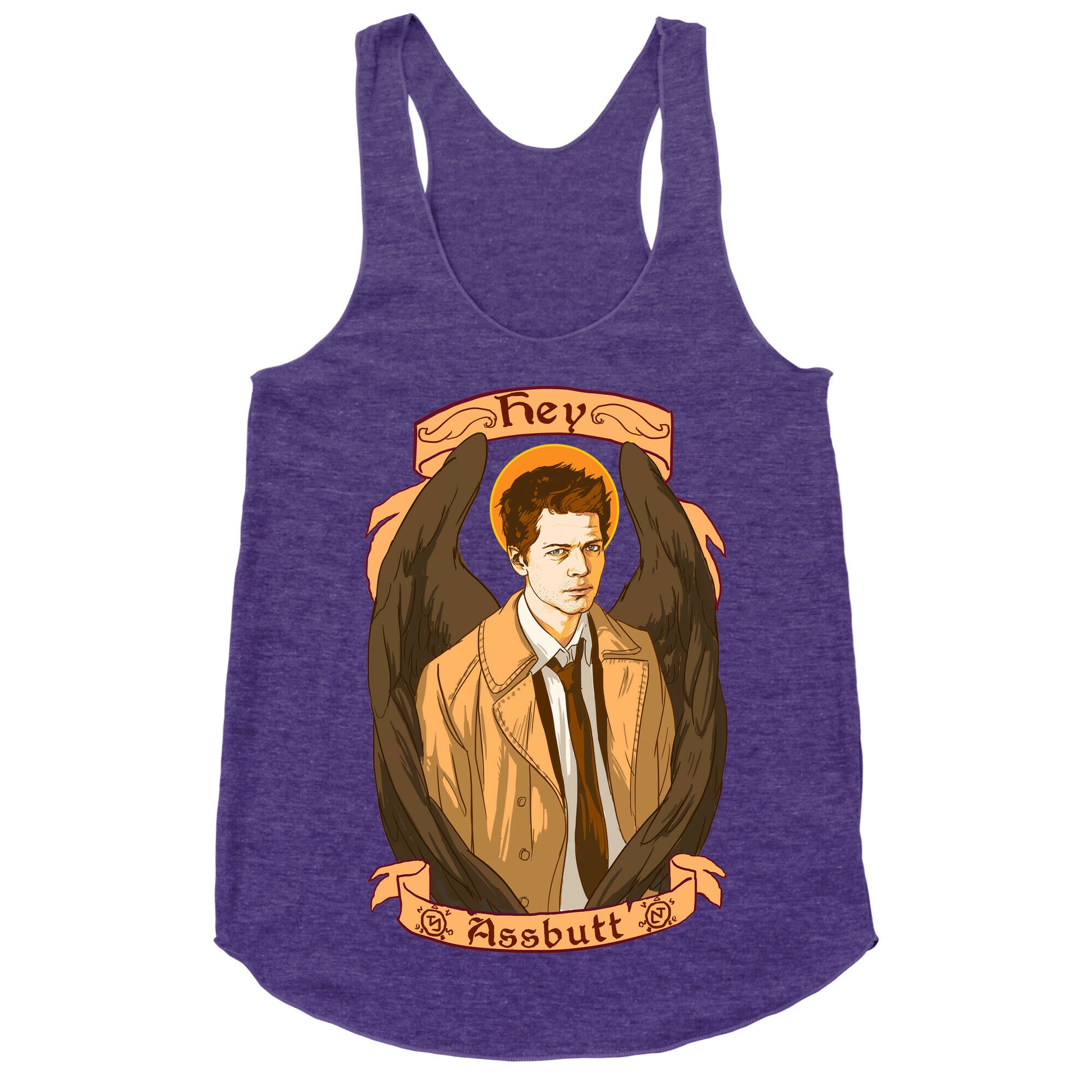 Hey Assbutt Racerback Tank